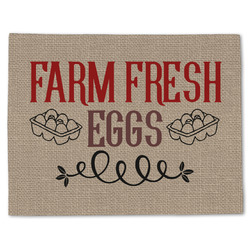 Farm Quotes Single-Sided Linen Placemat - Single