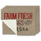 Farm Quotes Single-Sided Linen Placemat - Set of 4