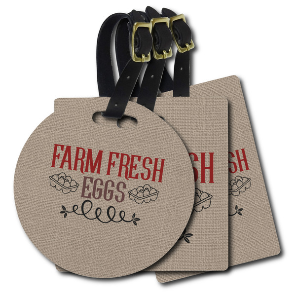 Custom Farm Quotes Plastic Luggage Tag