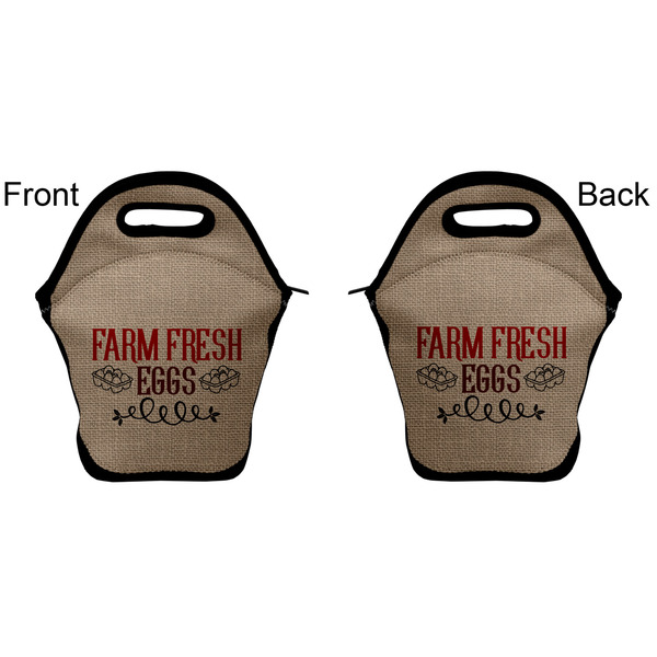 Farm Quotes Lunch Bag - Front and Back