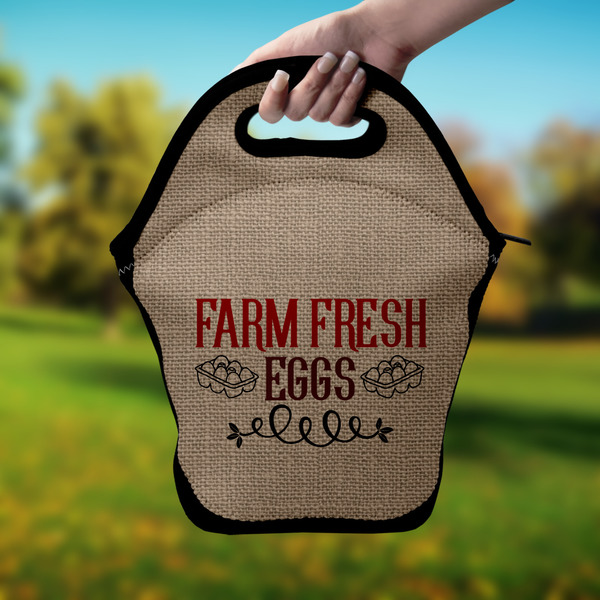 Farm Quotes Lunch Bag - Hand