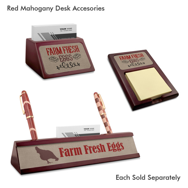 Farm Quotes Mahogany Desk Accessories
