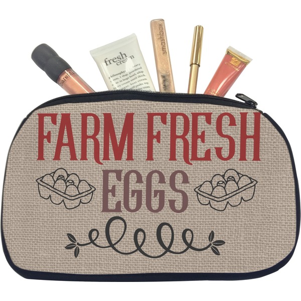 Custom Farm Quotes Makeup / Cosmetic Bag - Medium