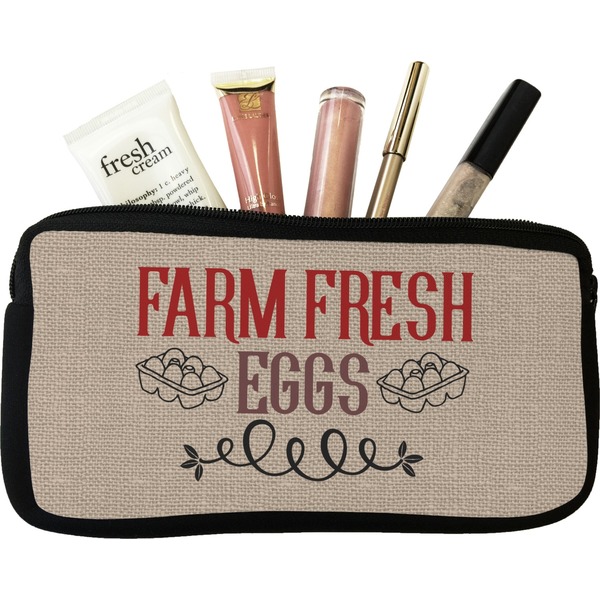 Custom Farm Quotes Makeup / Cosmetic Bag - Small