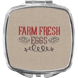 Farm Quotes Compact Makeup Mirror (Personalized)