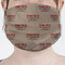 Farm Quotes Mask - Pleated (new) Front View on Girl