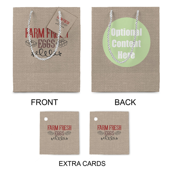 Farm Quotes Medium Gift Bag - Approval