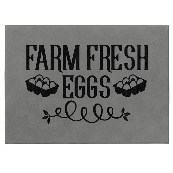 Farm Quotes Medium Gift Box with Engraved Leather Lid - Approval