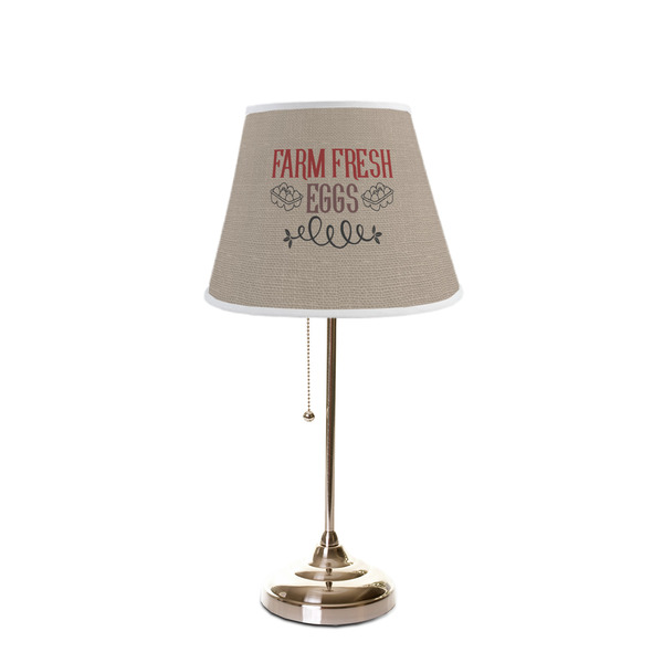 Farm Quotes Poly Film Empire Lampshade - On Stand
