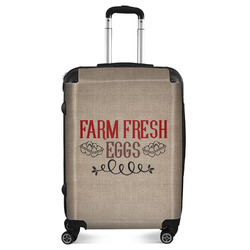 Farm Quotes Suitcase - 24" Medium - Checked