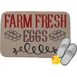 Farm Quotes Memory Foam Bath Mat - 24"x17"