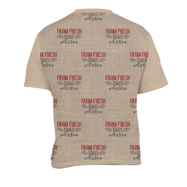 Farm Quotes Men's Crew Neck T Shirt Medium - Back