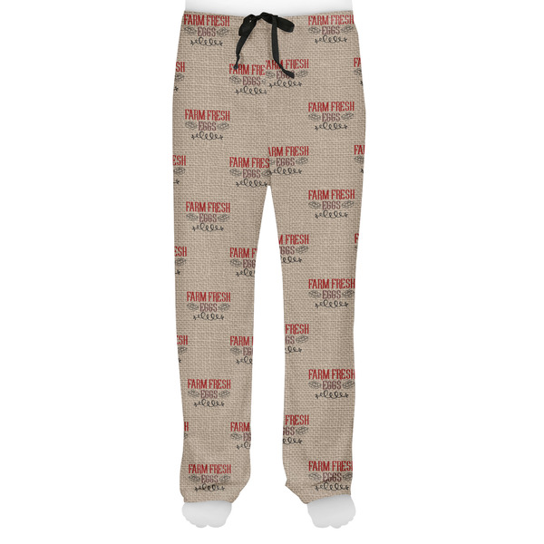 Farm Quotes Men's Pjs Front - on model