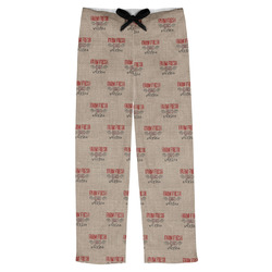 Farm Quotes Mens Pajama Pants - S