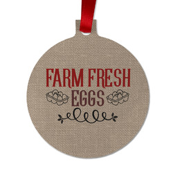 Farm Quotes Metal Ball Ornament - Double Sided