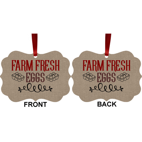 Farm Quotes Metal Benilux Ornament - Front and Back (APPROVAL)