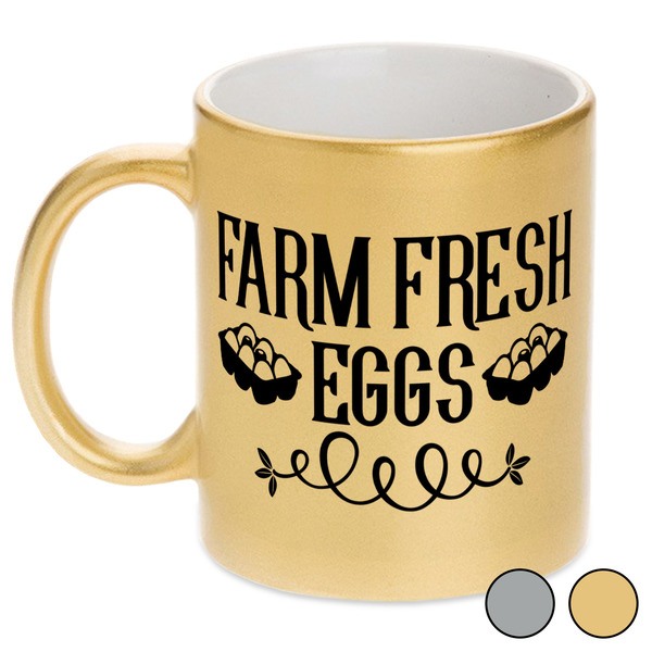 Farm Quotes Metallic Mugs