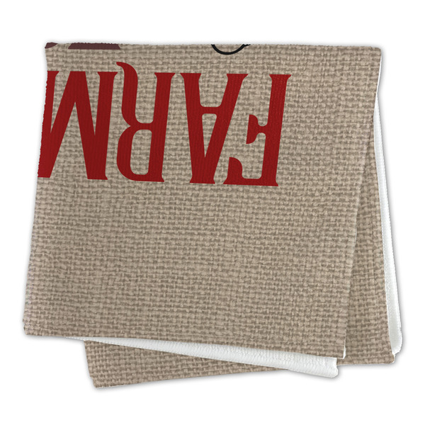 Farm Quotes Microfiber Dish Rag - FOLDED (square)