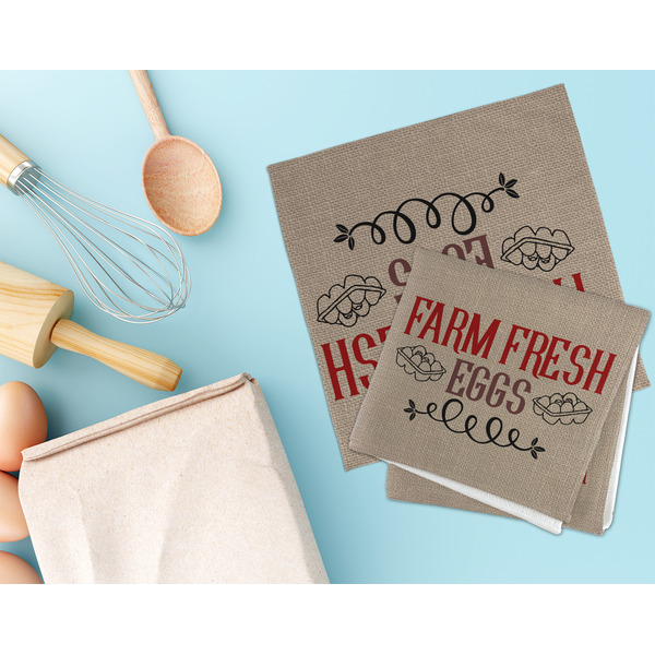 Farm Quotes Microfiber Dish Rag - LIFESTYLE