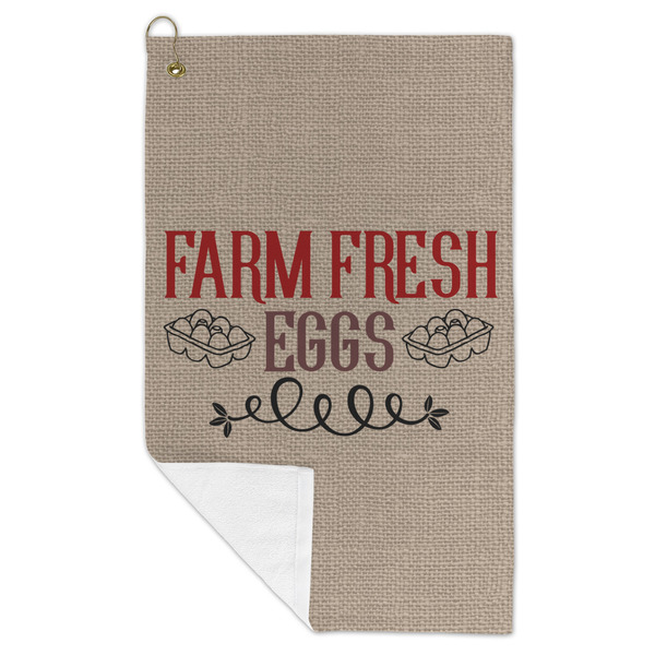 Farm Quotes Microfiber Golf Towels - FOLD