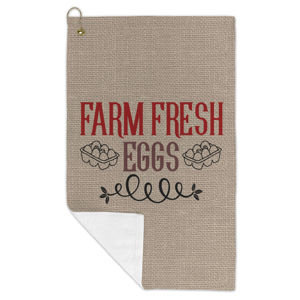 Farm Quotes Microfiber Golf Towels - FOLD
