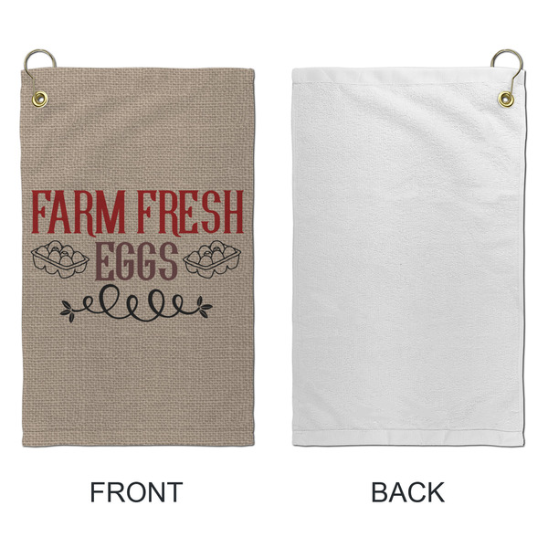 Farm Quotes Microfiber Golf Towels - Small - APPROVAL