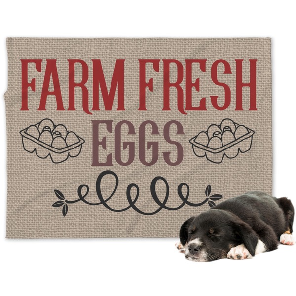 Custom Farm Quotes Dog Blanket (Personalized)