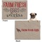 Farm Quotes Microfleece Dog Blanket - Regular - Front & Back