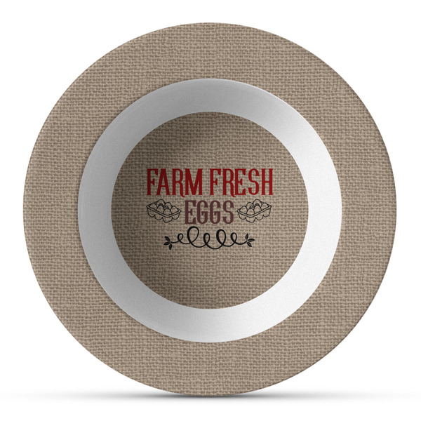 Custom Farm Quotes Plastic Bowl - Microwave Safe - Composite Polymer