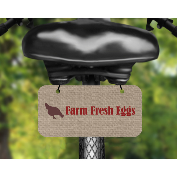 Farm Quotes Mini License Plate on Bicycle - LIFESTYLE Two holes