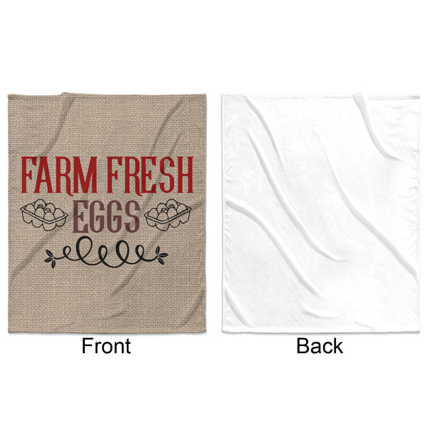 Farm Quotes Minky Blanket - 50"x60" - Single Sided - Front & Back