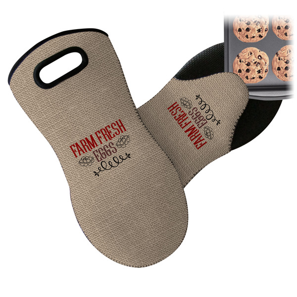 Farm Quotes Neoprene Oven Mitt