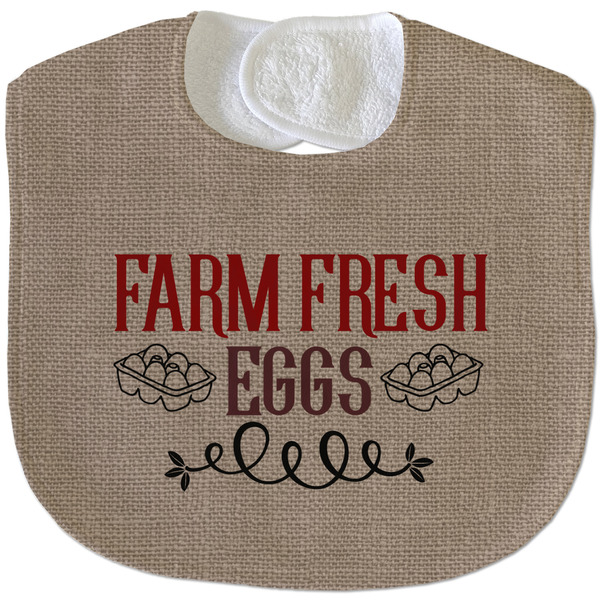Farm Quotes New Baby Bib - Closed and Folded