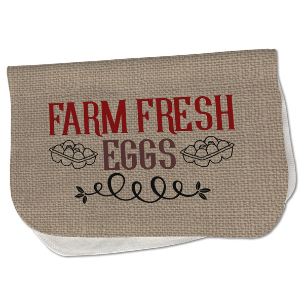 Custom Farm Quotes Burp Cloth - Fleece