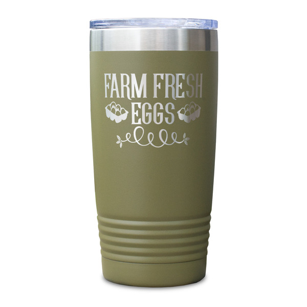 Farm Quotes Olive Polar Camel Tumbler - 20oz - Single Sided - Approval