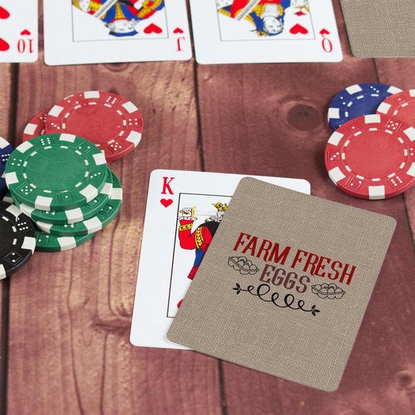 Farm Quotes On Table with Poker Chips