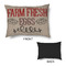 Farm Quotes Outdoor Dog Beds - Medium - APPROVAL