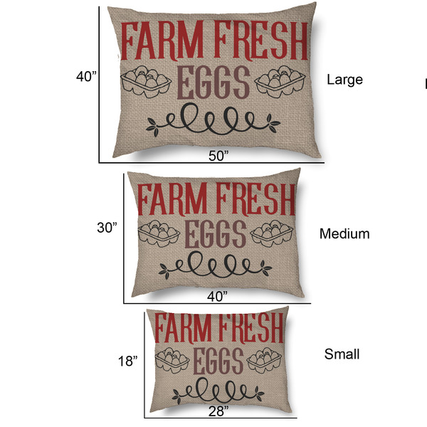 Farm Quotes Outdoor Dog Beds - SIZE CHART