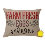 Farm Quotes Outdoor Throw Pillow (Rectangular)
