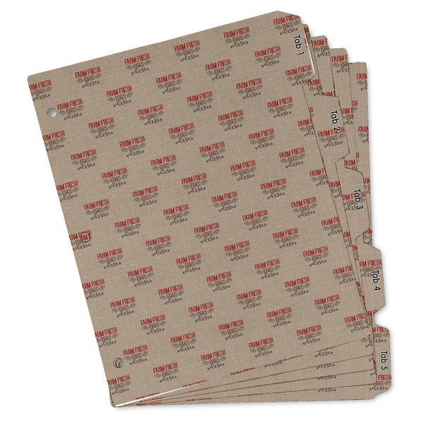 Custom Farm Quotes Binder Tab Divider - Set of 5