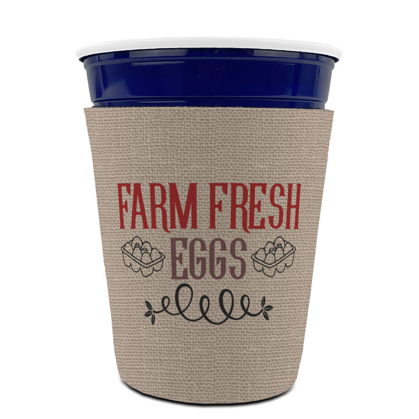 Farm Quotes Party Cup Sleeves - without bottom - FRONT (on cup)
