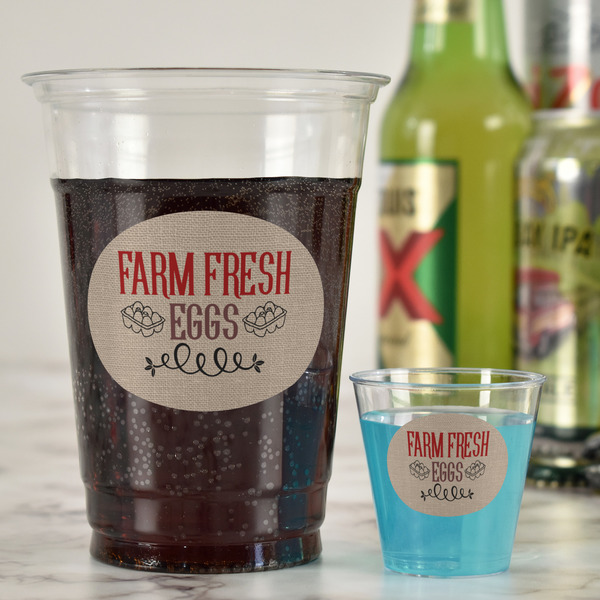Farm Quotes Party Cups - 16oz - In Context
