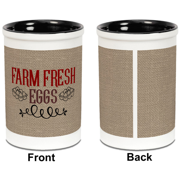 Farm Quotes Pencil Holder - Black - approval