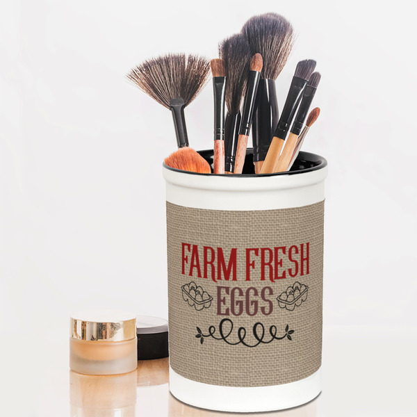 Farm Quotes Pencil Holder - LIFESTYLE makeup