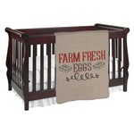 Farm Quotes Baby Blanket (Single Sided)