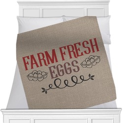 Farm Quotes Minky Blanket