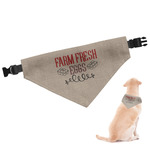 Farm Quotes Dog Bandana - Large (Personalized)