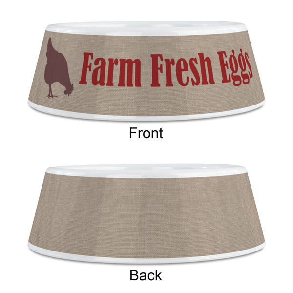 Farm Quotes Plastic Pet Bowls - Medium - APPROVAL