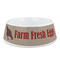 Farm Quotes Plastic Dog Bowl - Medium