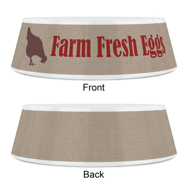 Farm Quotes Plastic Pet Bowls - Small - APPROVAL